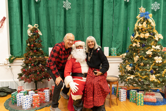 Carol & Jim with Santa 2